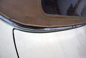 111 conversion close up of back of top and chrome